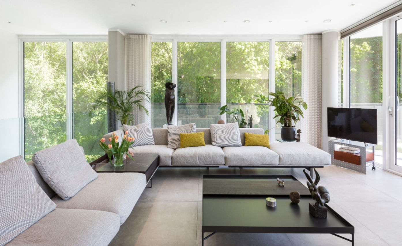  Ferestre mari, pierderi mici de căldură