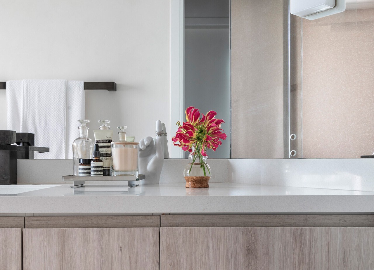 ห้องน้ำและกระจก