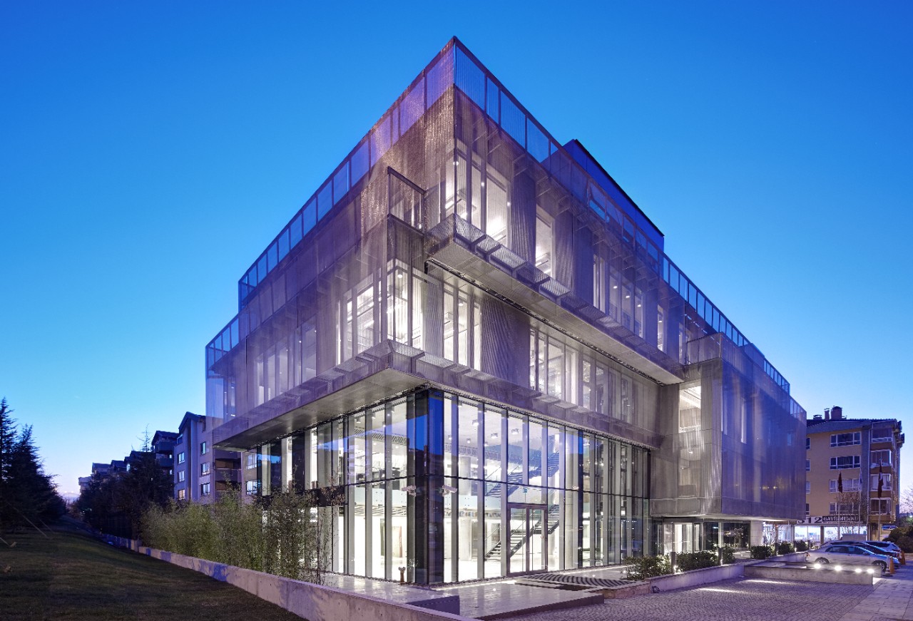 kancelář tmb se zlatým certifikátem LEED v Ankaře, Turecko